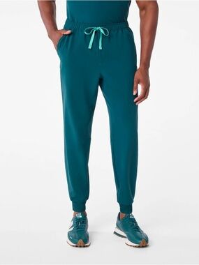 FIGS • Tansen Jogger Scrub Pants™ in Caribbean Blue